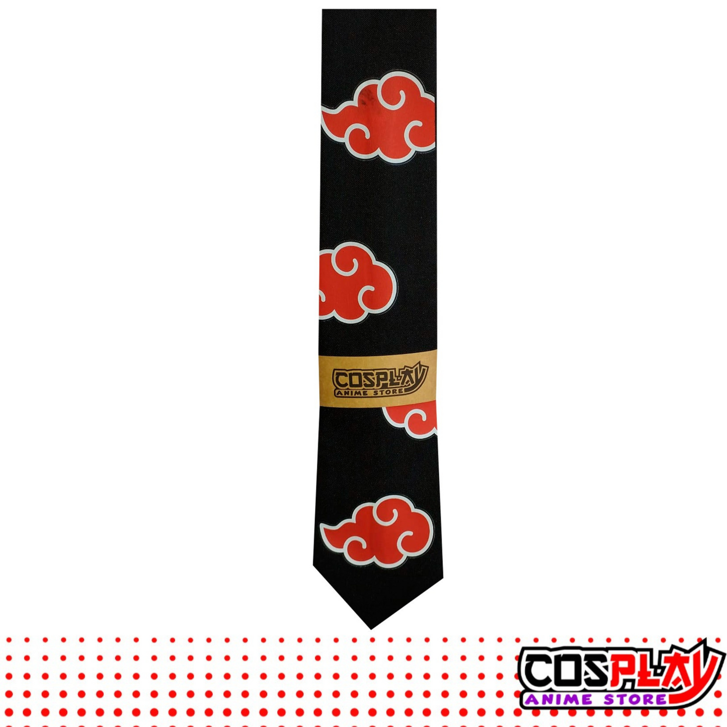 Corbata Anime Naruto Akatsuki Grande
