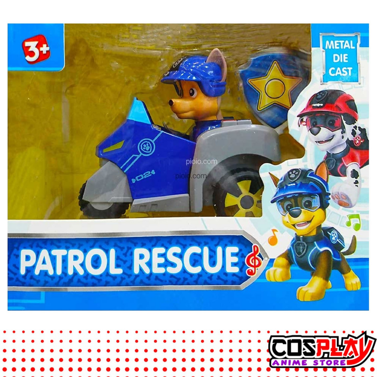 Paw Patrol Juguete - Vehículos 13 Cm. Con Luz Y Sonido