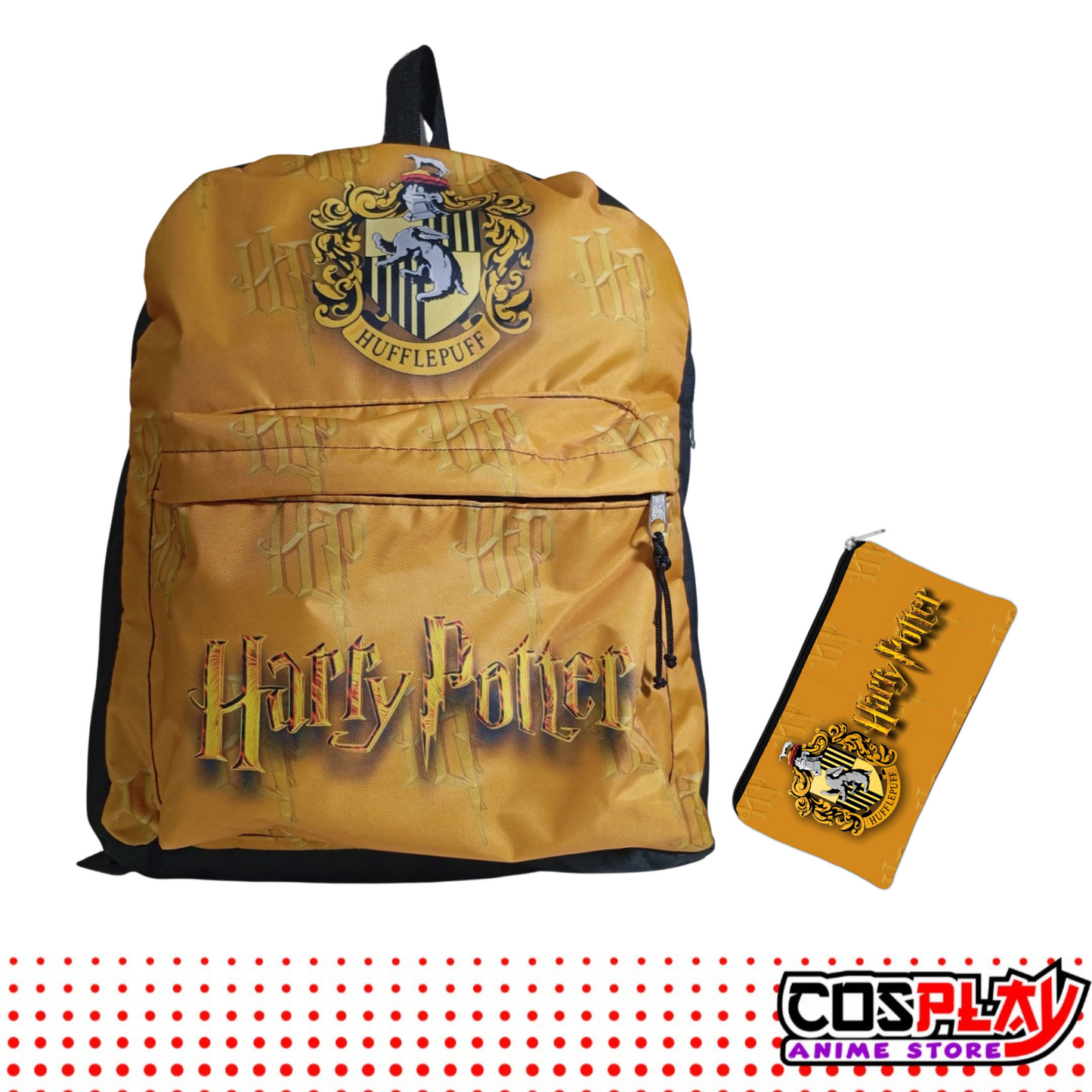 Kit Mochila Y Cartuchera Liceal Harry Potter - Hufflepuff