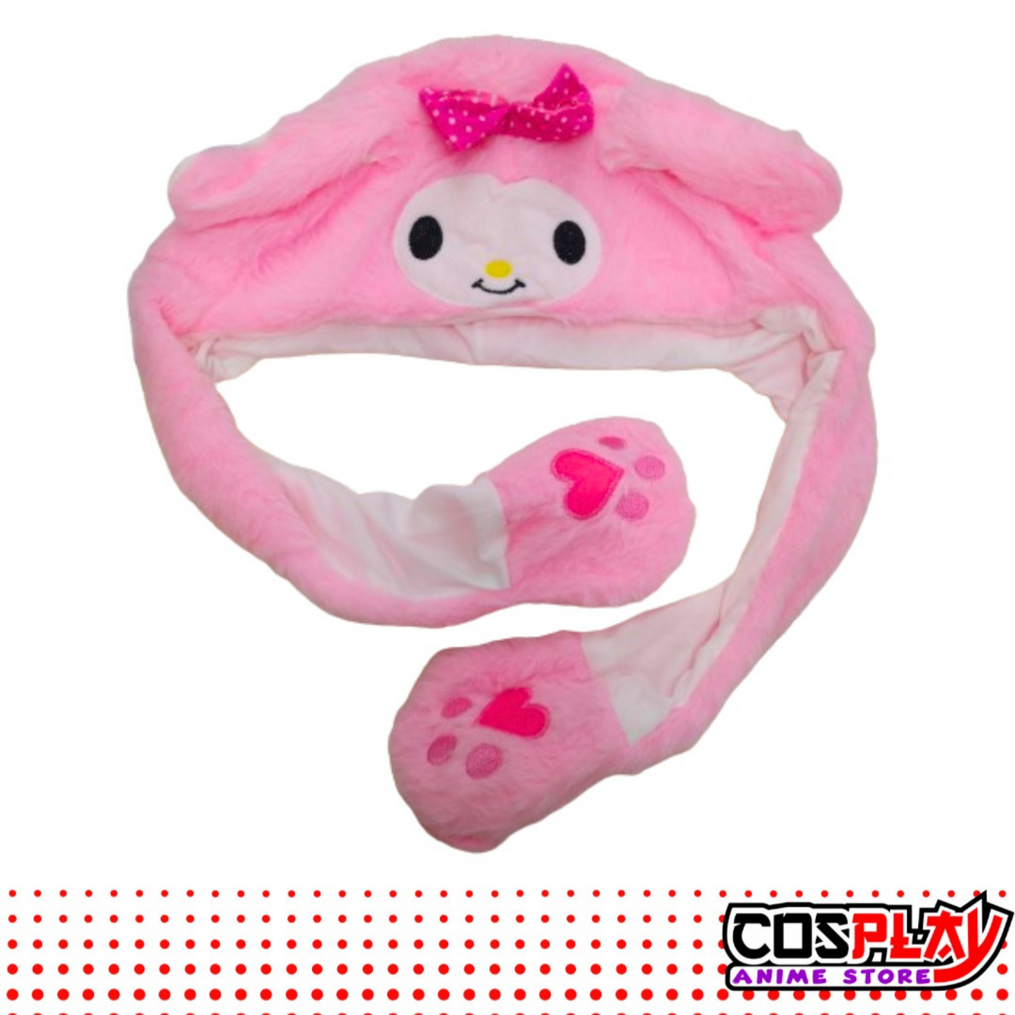 Gorro My Melody Con Orejas Móviles Y Luz Led.