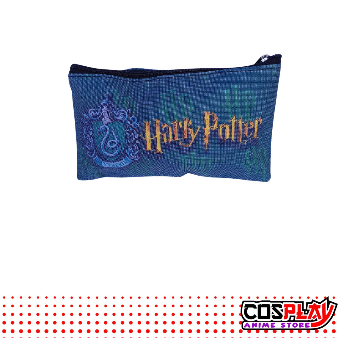 Kit Mochila Y Cartuchera Slytherin - Harry Potter Lona Premium