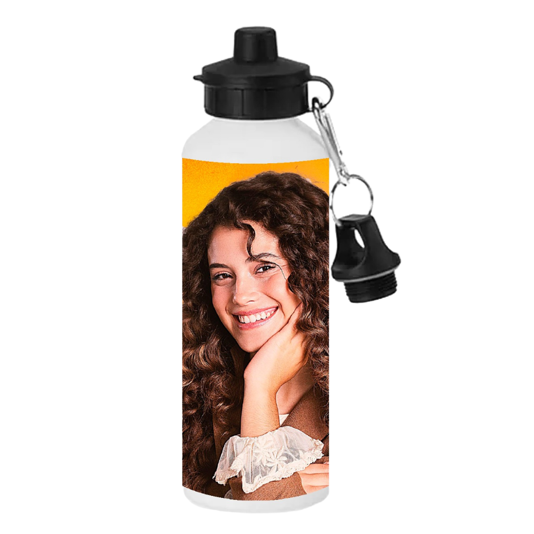 Caramañola Aluminio Doble Tapón - Margarita Serie 600 Ml