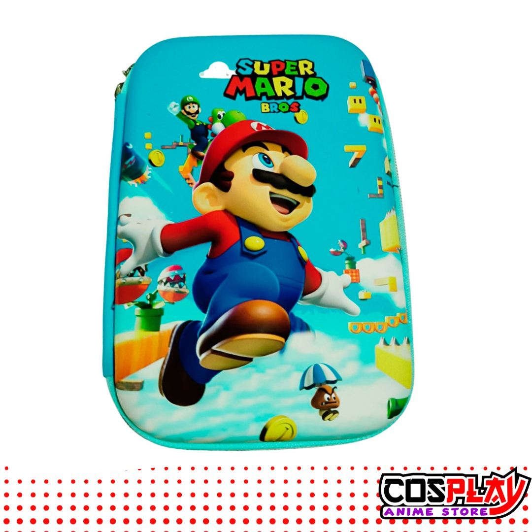 Cartuchera 3d Infantil Mario Bros Super Resistente