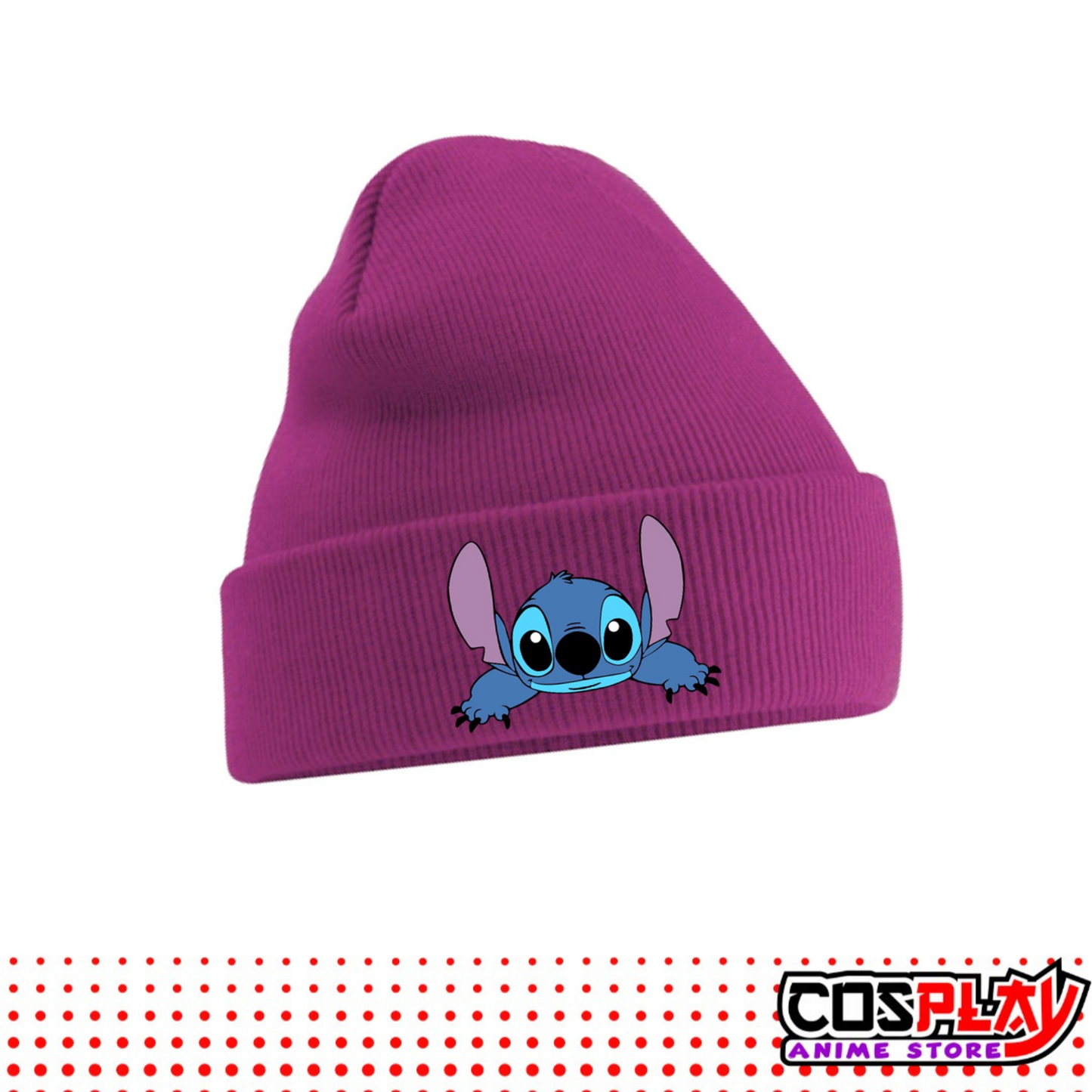 Gorro Tejido Stitch - Impresión Dtf