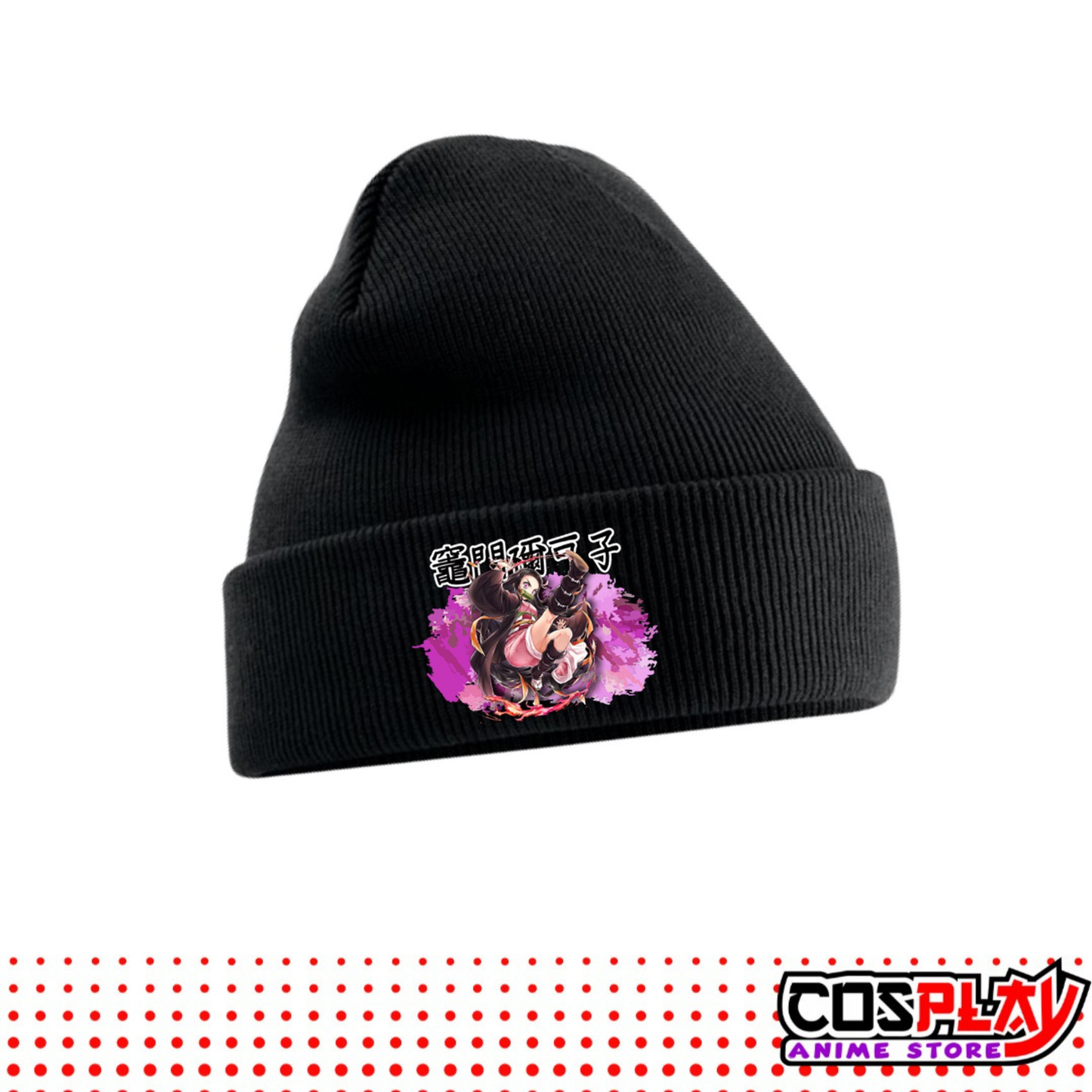 Gorro Tejido Nezuko Kamado - Demon Slayer Impresión Dtf