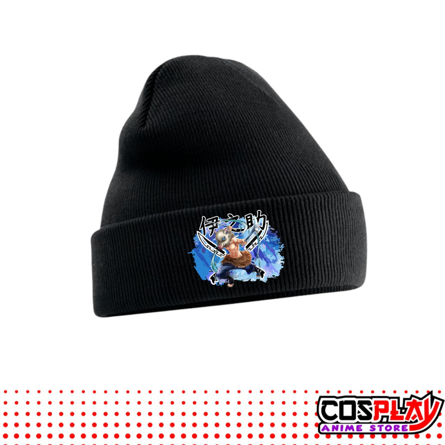 Gorro Tejido - Inosuke Hashibira - Impresión Dtf