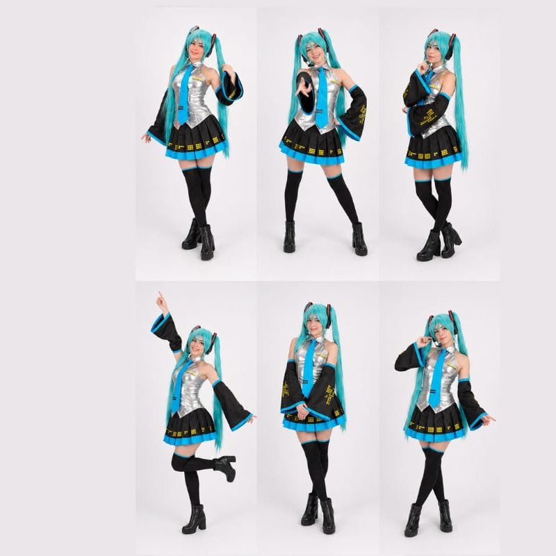 Cosplay_Hatsune_Miku_completo_Vestimenta_Accesorios_Y_Peluca_varias_vistas Cosplay Uy