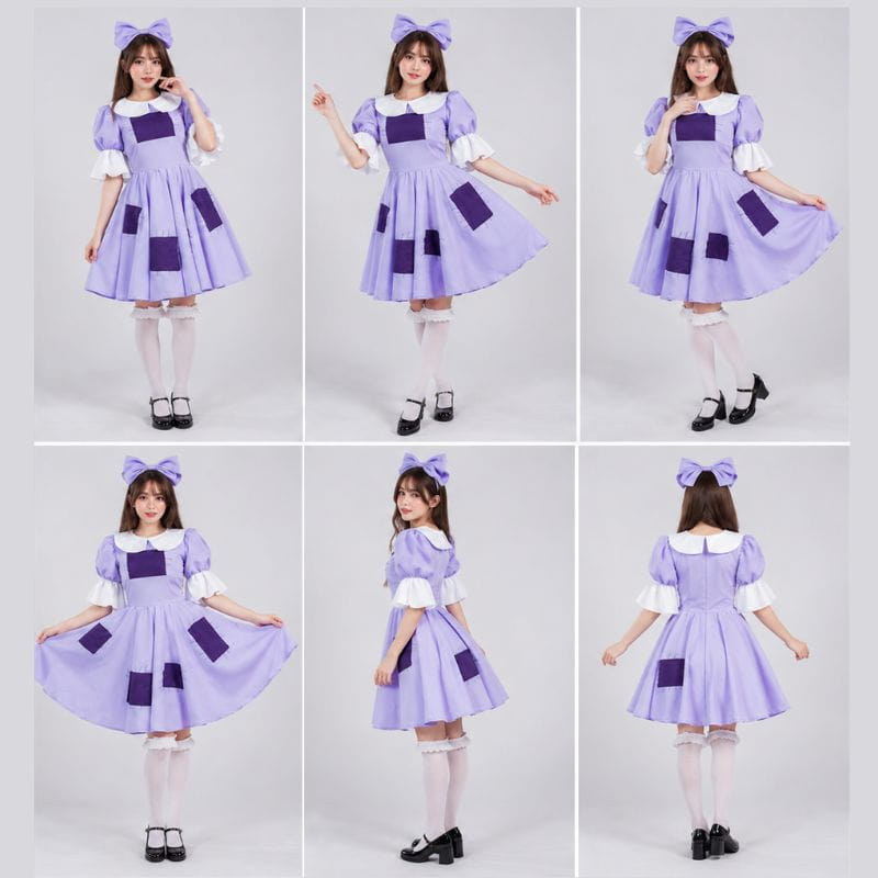 Disfraz Ragatha Cosplay Adulto con Moño de Diadema varios planos Cosplay Uy