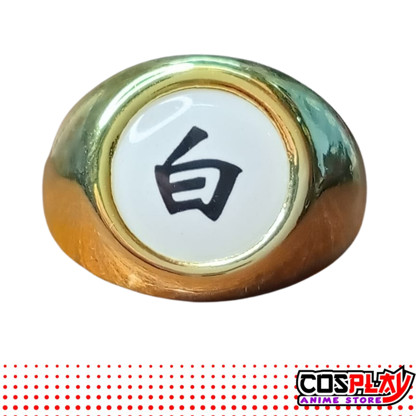 Anillo Akatsuki Konan - Naruto Metal Dorado