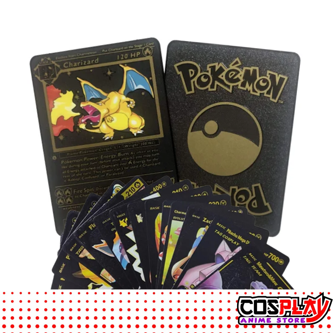 Sobre De 10 Cartas Pokémon Negras