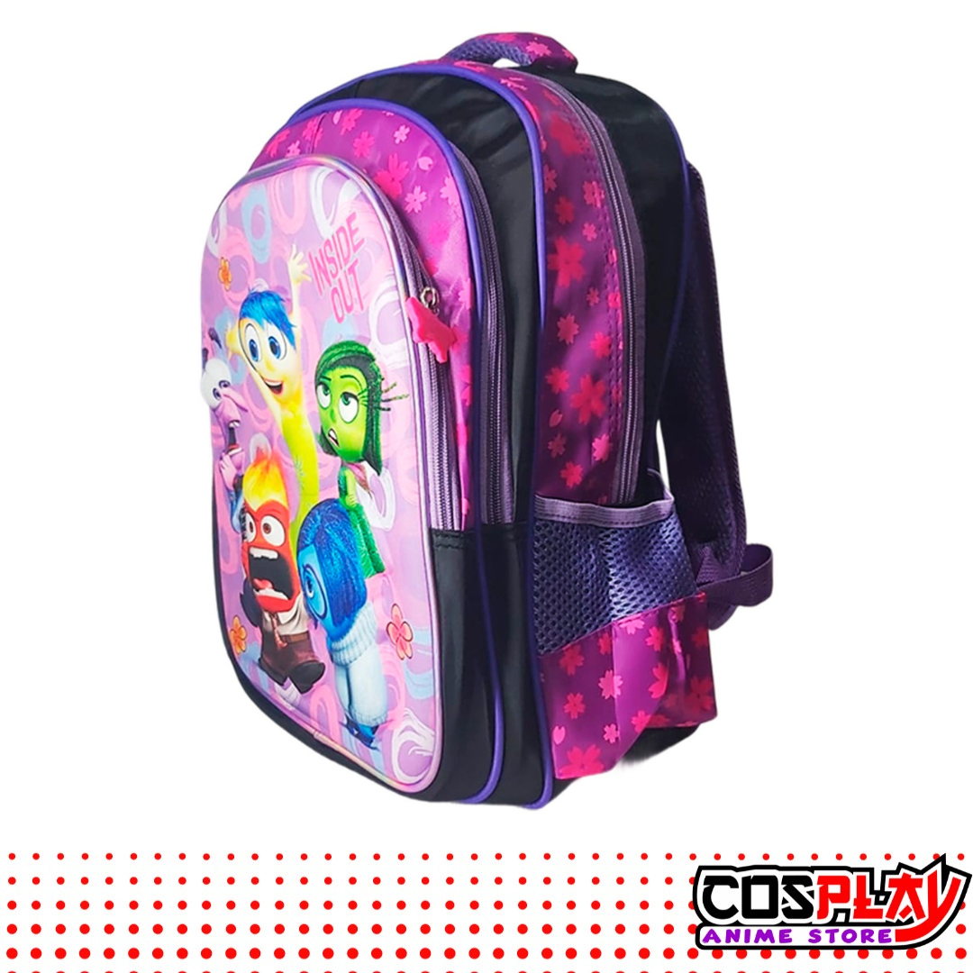 Mochila Escolar 3D Premium Tres Cierres Intensamente 2