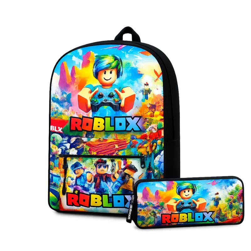 Kit Roblox: Mochila y Cartuchera a Juego