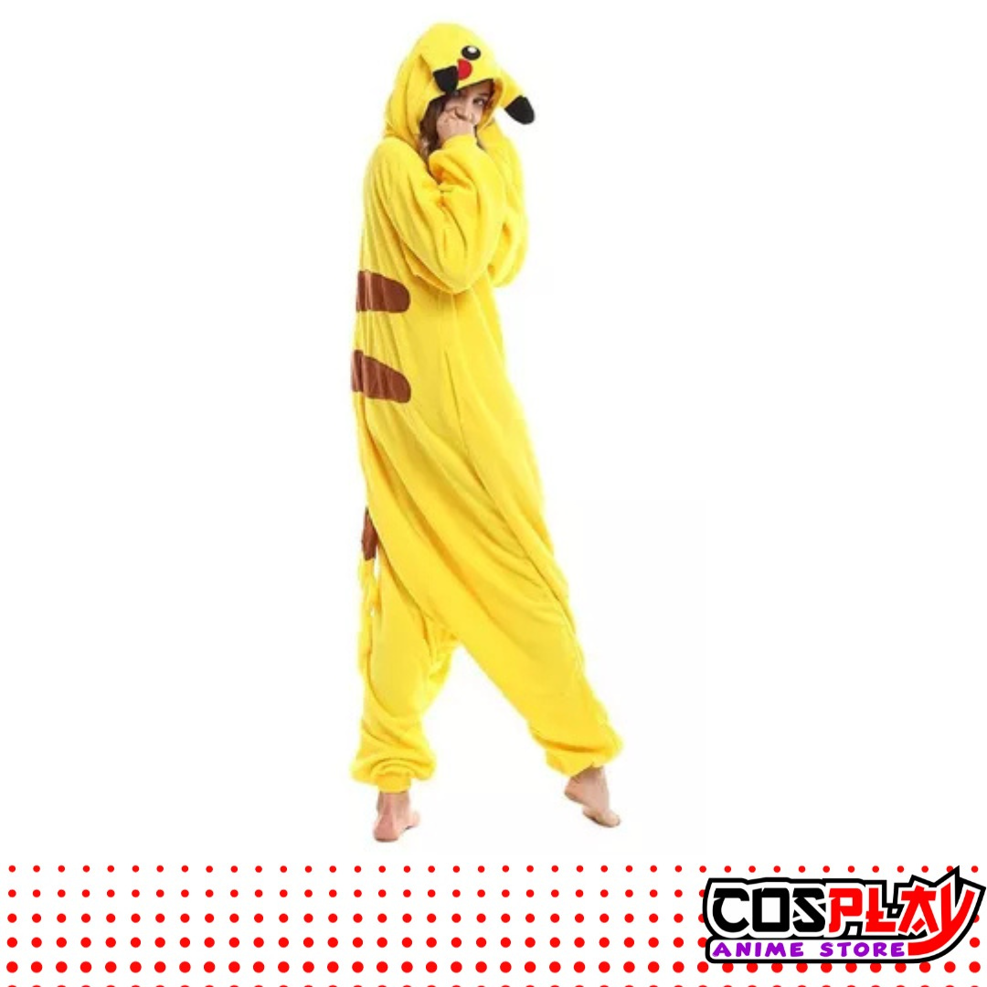 Pijama Entero Kigurumi Polar De Pikachu Adultos