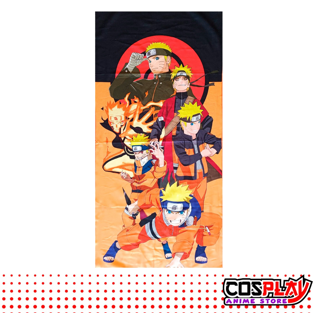Toallón Infantil - Naruto 100% Algodón. 1,50 X 70