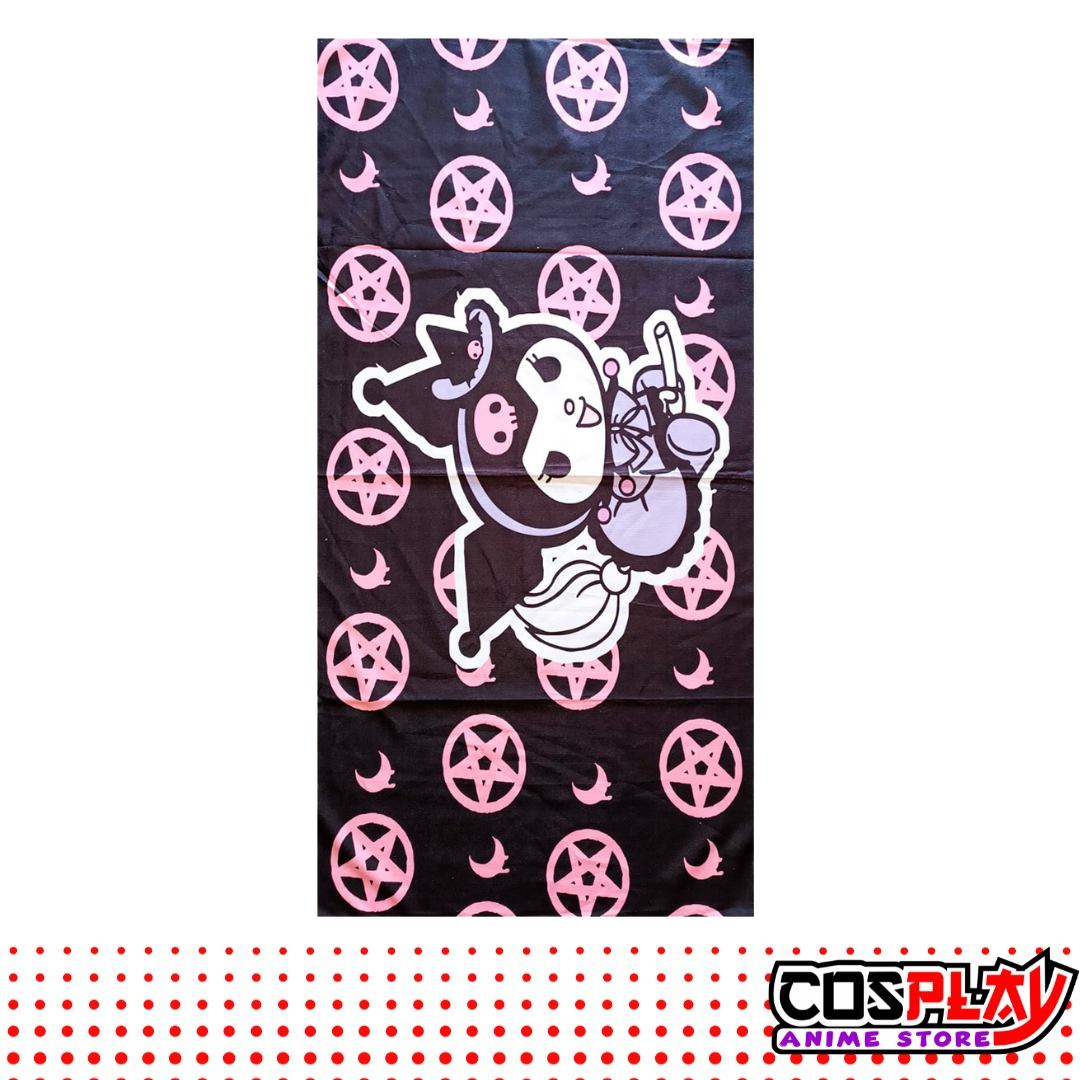 Toallón Infantil - Kuromi 100% Algodón. 1,50 X 70