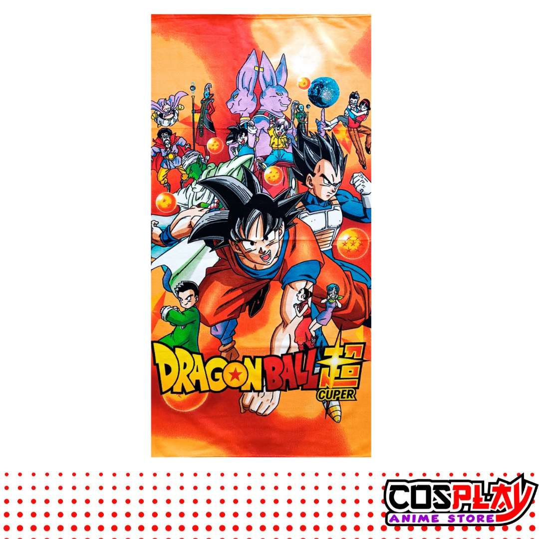 Toallón Infantil - Dragon Ball Super 100% Algodón. 1,50 X 70