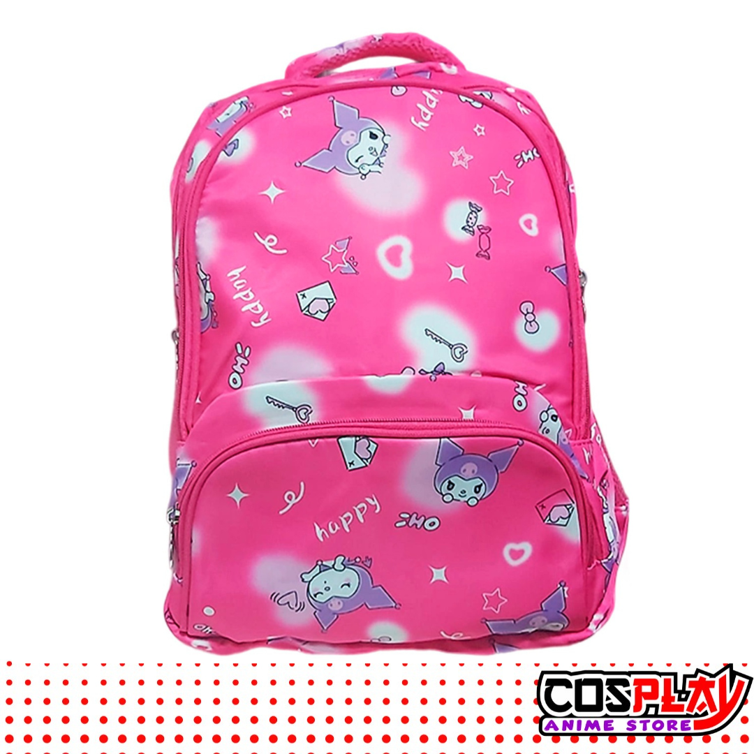Mochila Premium Kuromi Rosa