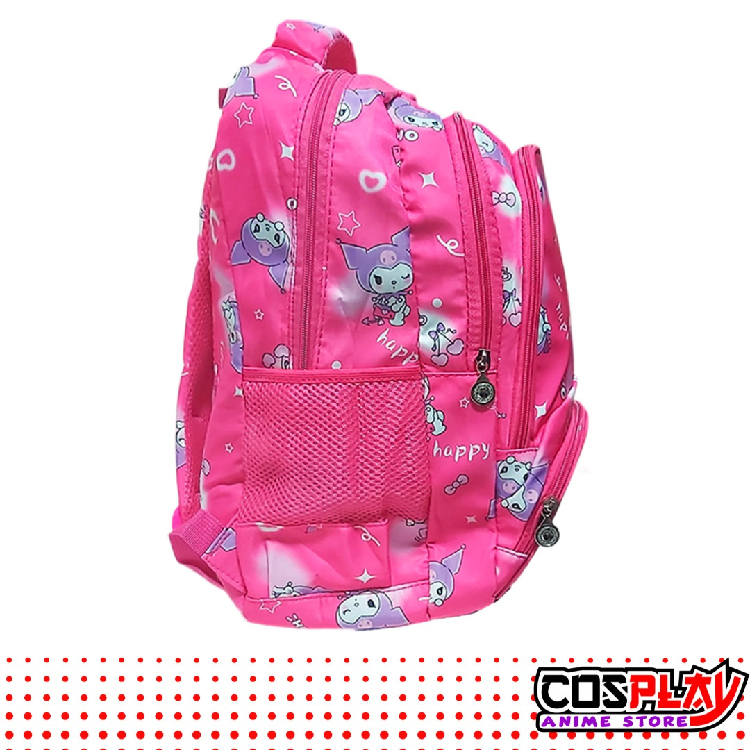 Mochila Premium Kuromi Rosa