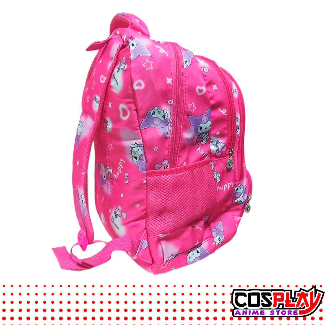 Mochila Premium Kuromi Rosa