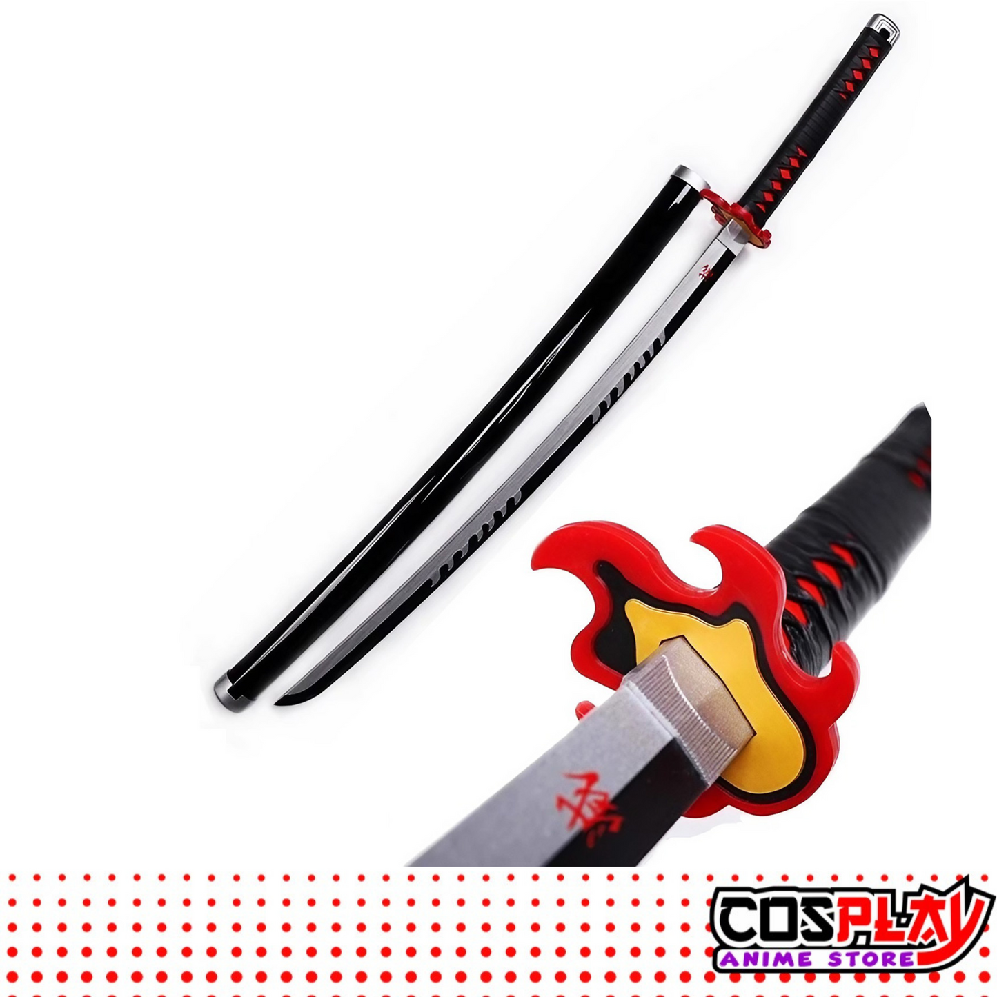 Katana Madera Demon Slayer - Kimetsu No Yaiba - Tanjiro Kamado V2