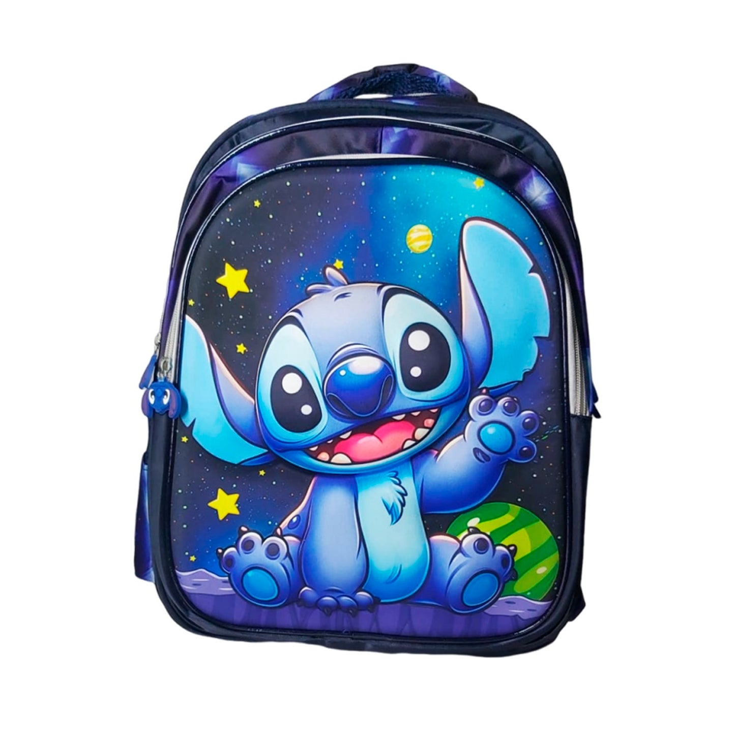 Mochila 3d Escolar Tres Cierres Stitch