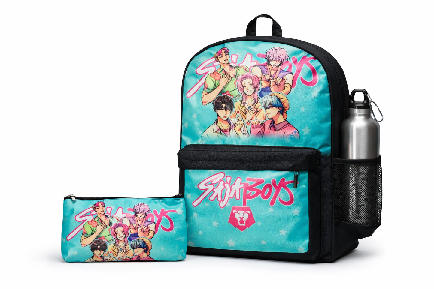 Kit Mochila Y Cartuchera Guerreras K-pop Demon Hunters.