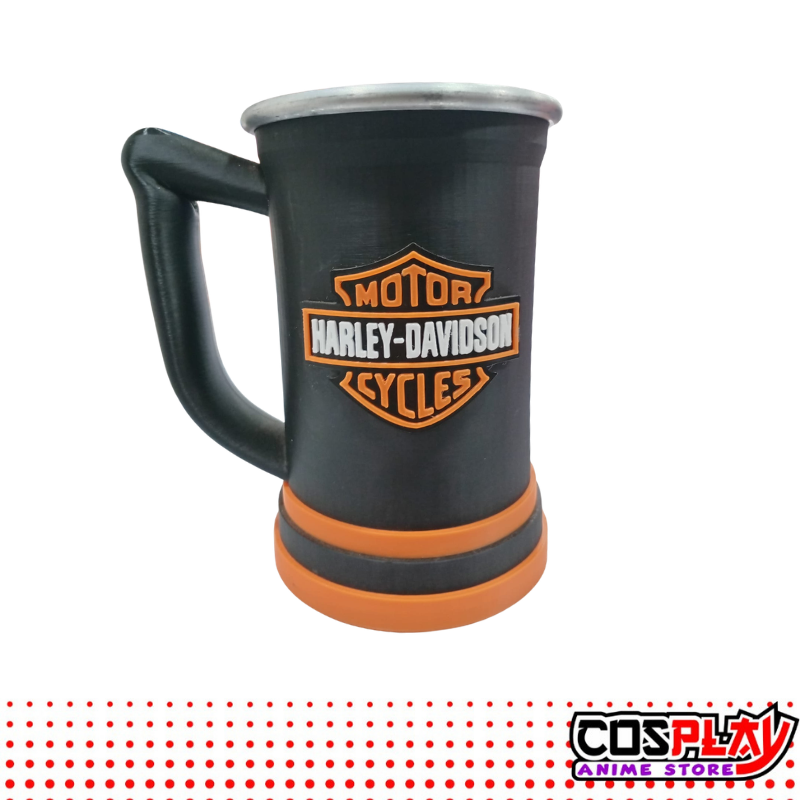 Jarra Chop Vaso Harley Davidson 650ml Premium 3D