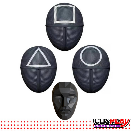 Mascaras El Juego Del Calamar Soldados Y Lider Halloween