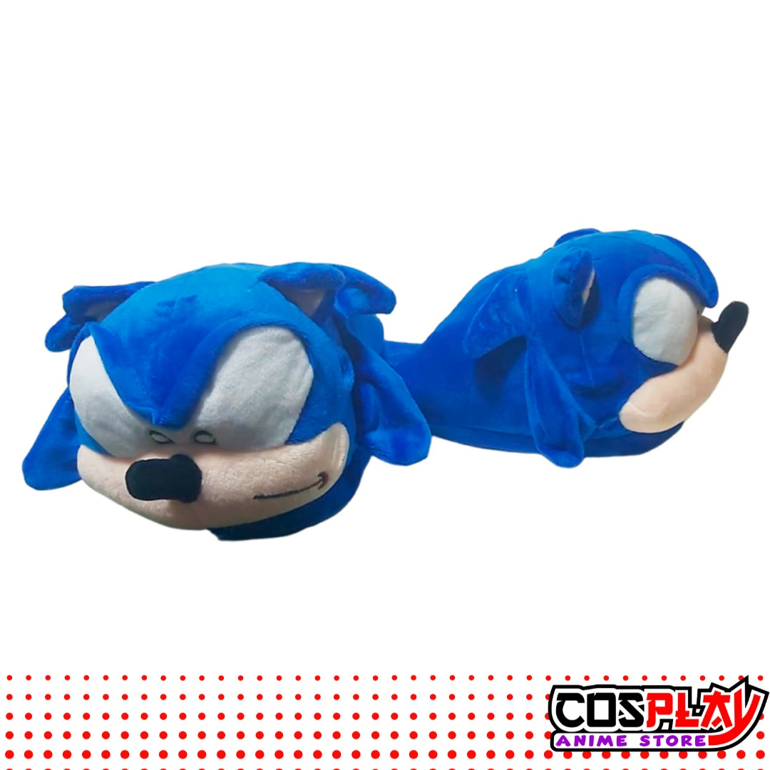 Pantuflas Sonic Ajustables Suela Antideslizante Adultos
