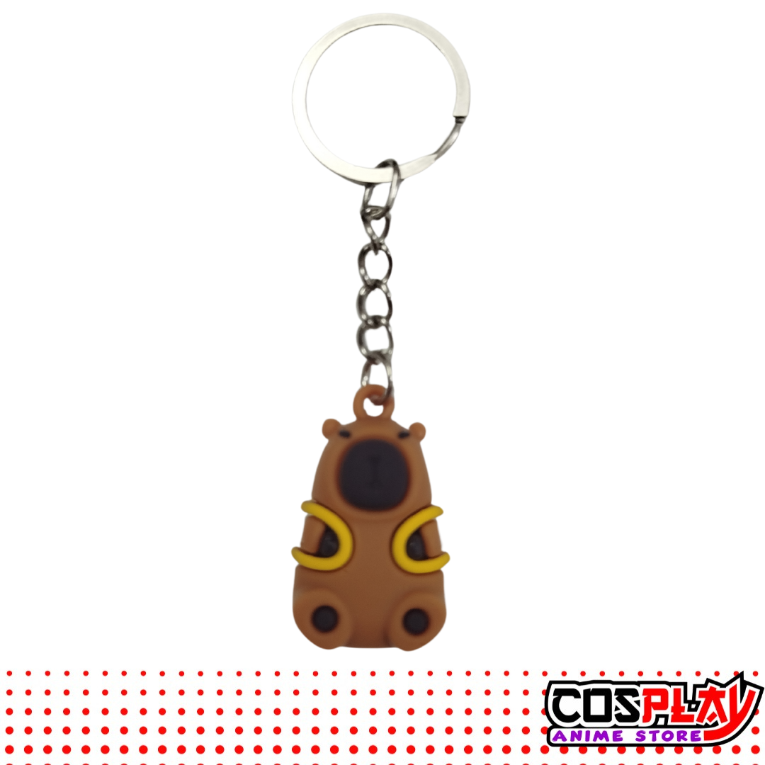 Pack 6 Llaveros Capibara Carpincho Tierno