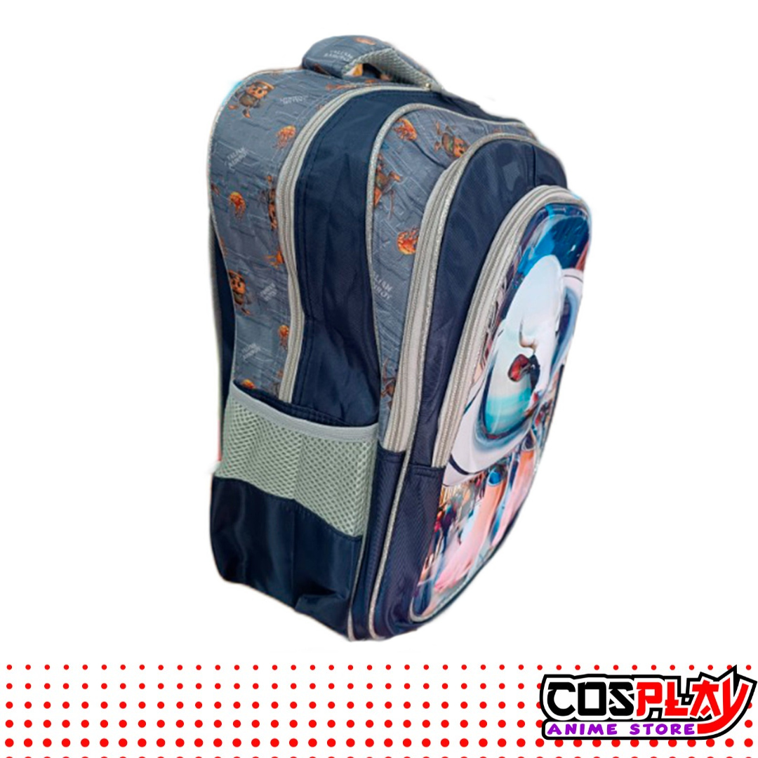 Mochila 3D Brainrot Italiano Tralalero Tung Tung Sahur 3 Cierres