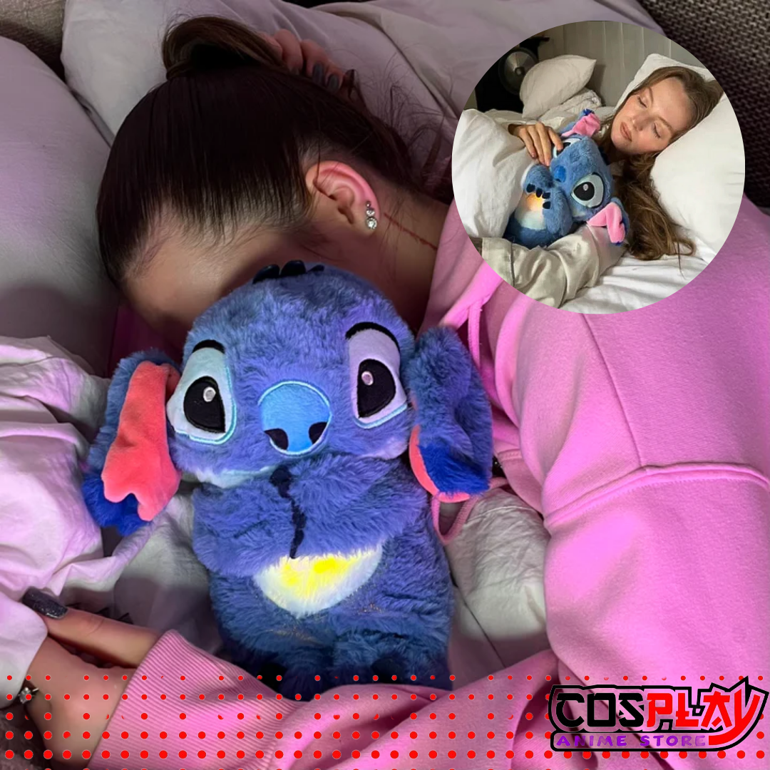 Peluche Stitch c/Luz y Sonido Respira