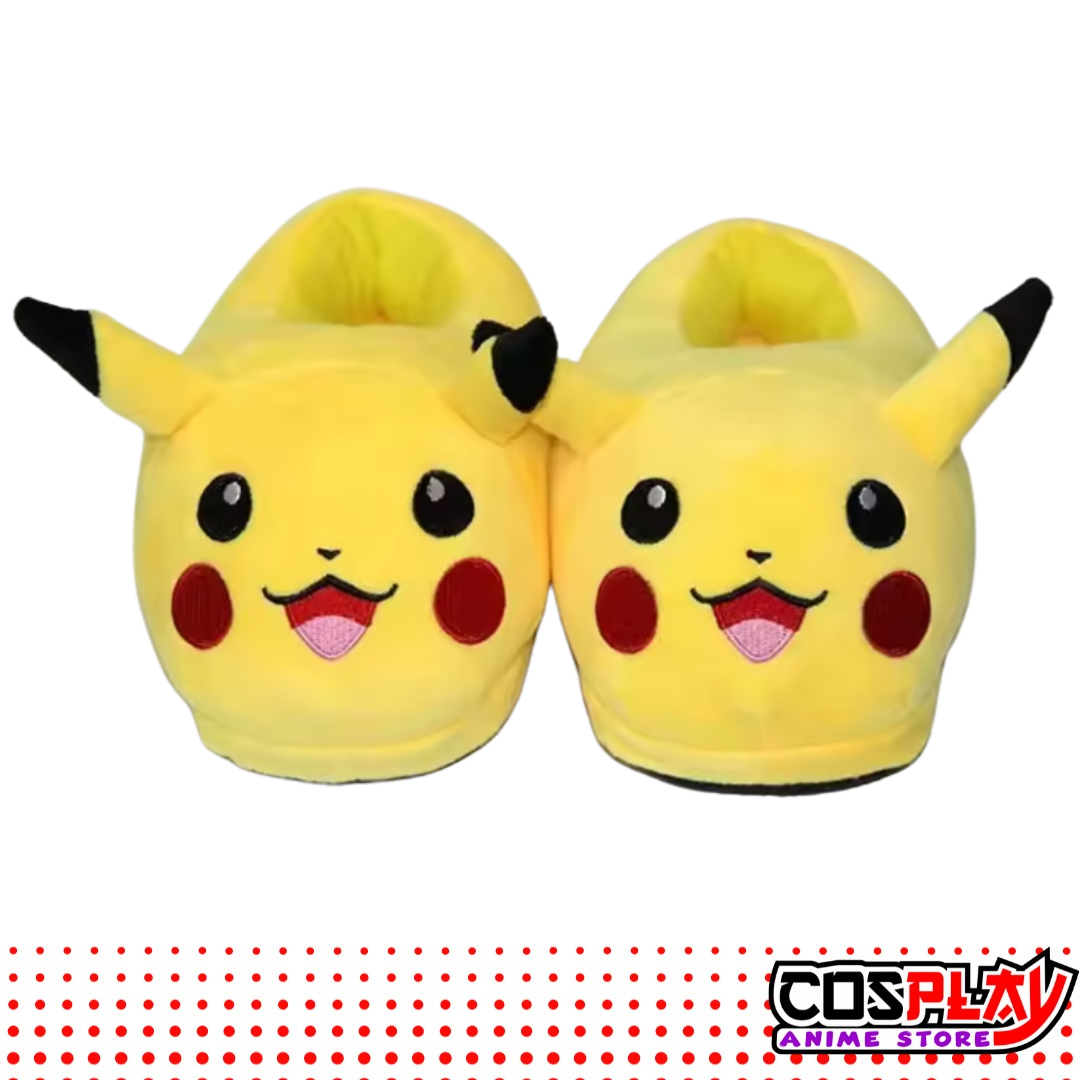 Pantufla Pikachu Cerradas Ajustables Niños