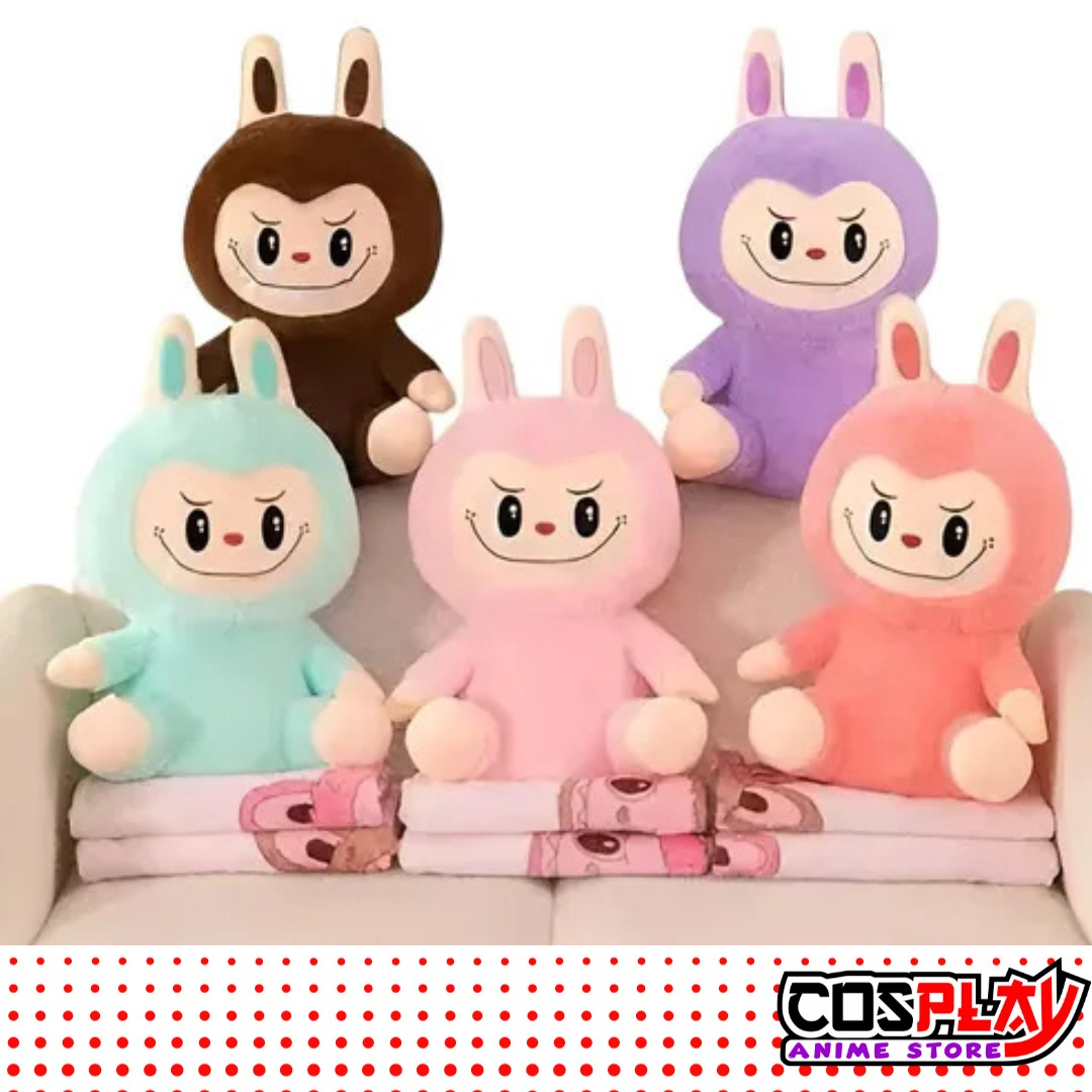 Peluche Labubu Gigante 52cm + Manta Polar 160x100 Incluida