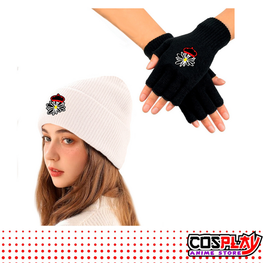 Kit De Invierno Gorro + Guantes Margarita Serie Cris Morena