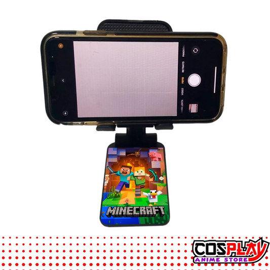Soporte De Celular Mesa Y Escritorio Ajustable Minecraft