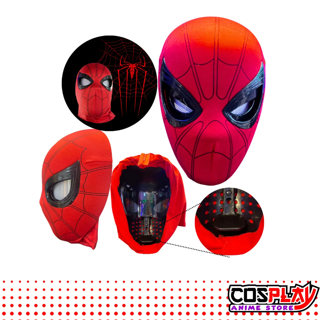 Mascara Spiderman Completa HD Ojos Moviles Premium