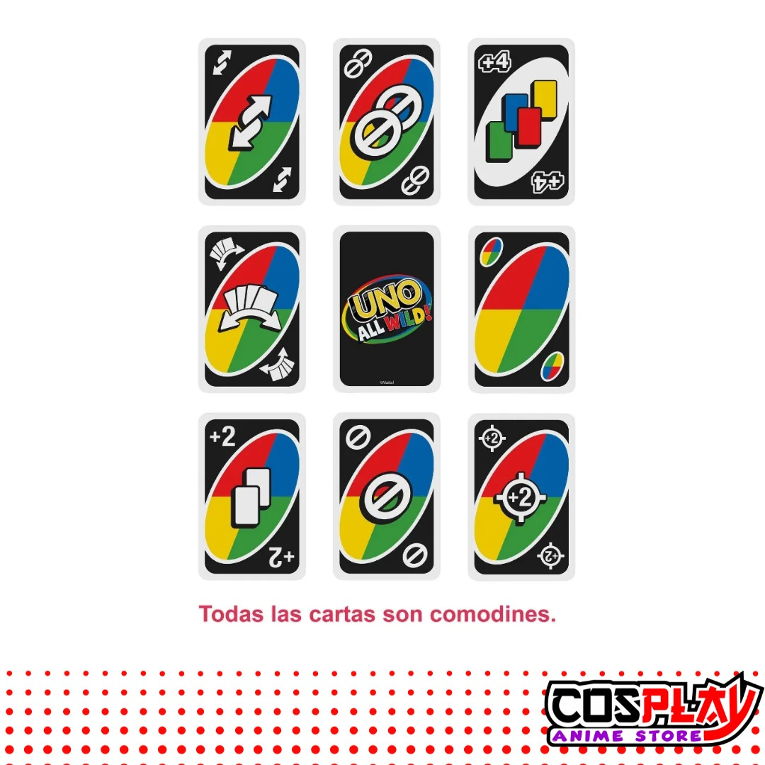 Juego De Cartas Uno Wild Juego De Mesa Familiar