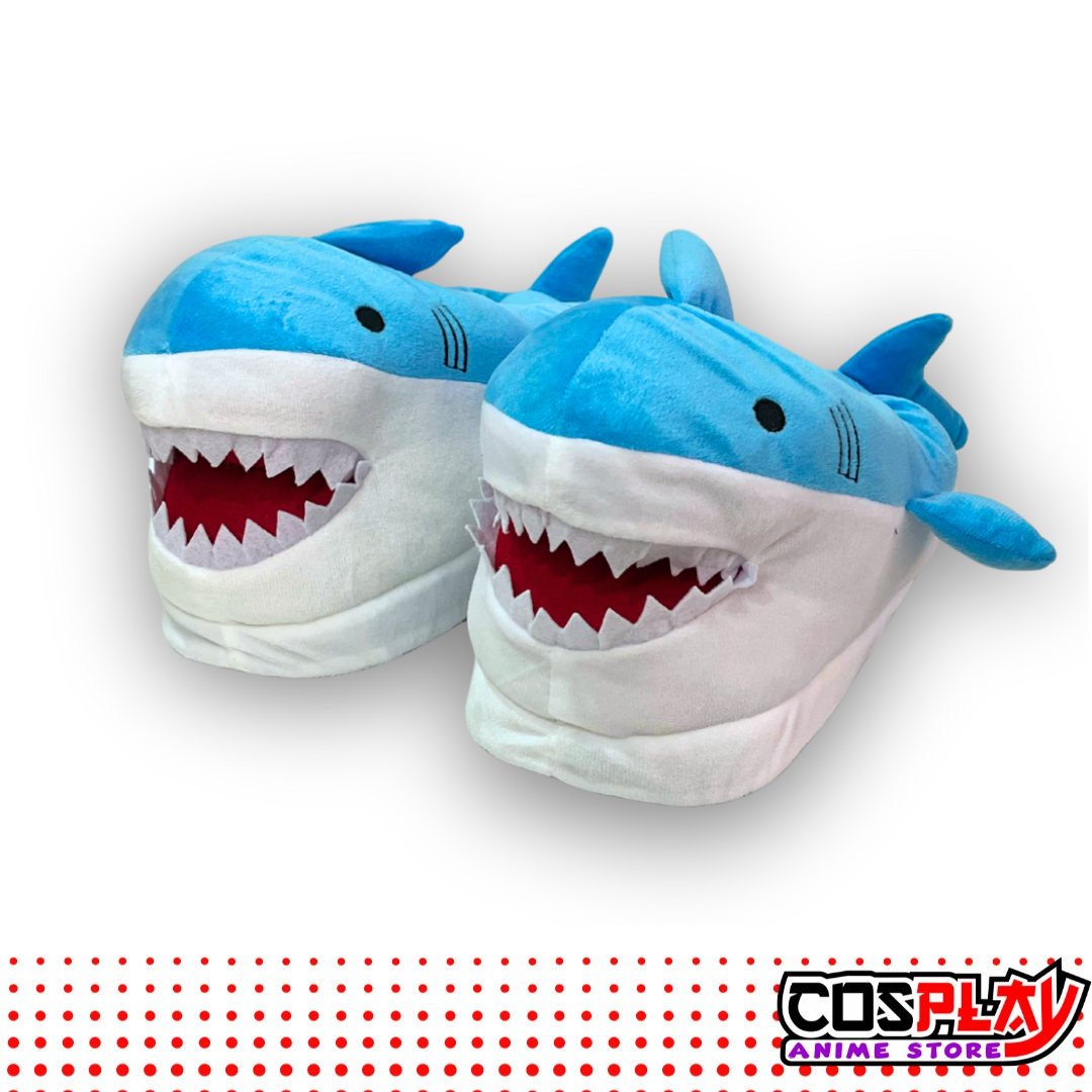 Pantufla Tiburon Cerradas Ajustables Talle Unico
