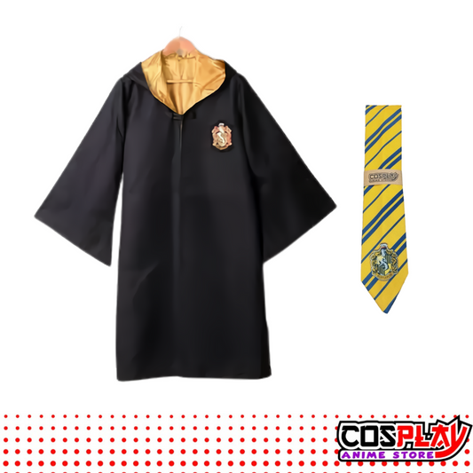 Capa Harry Potter - Hufflepuff + Corbata