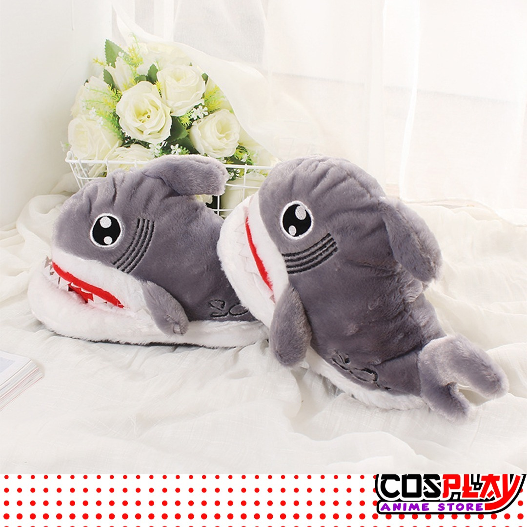 Pantufla Tiburon Shark Ajustables Talle Unico 36-40