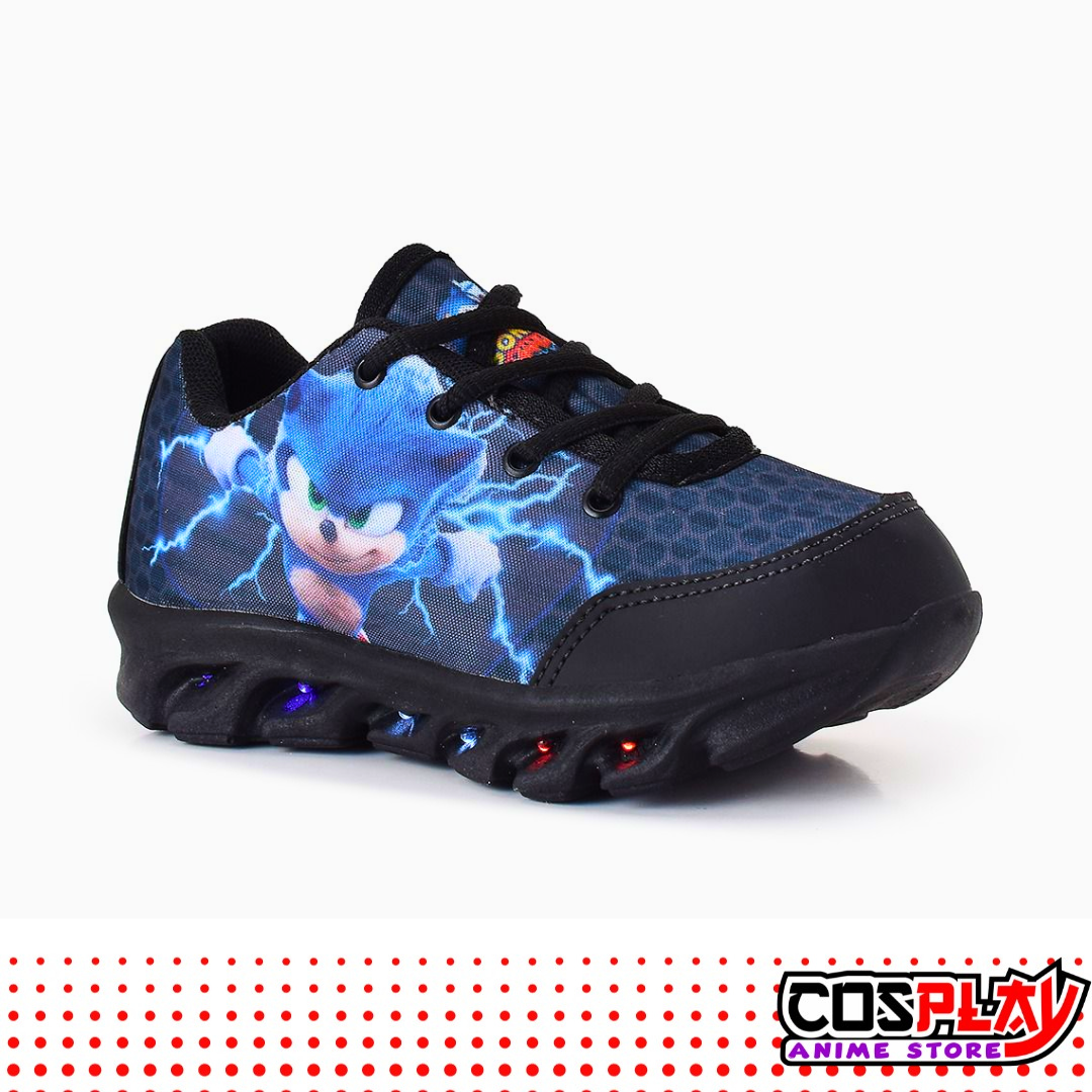 Champión Infantil Con Luz Led Sonic El Erizo