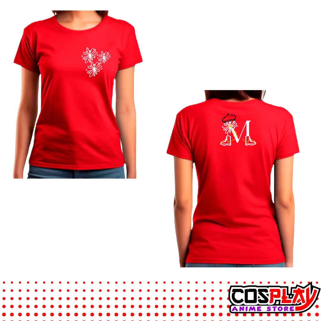 Camisetas Margarita Serie Cris Morena 100% Algodón