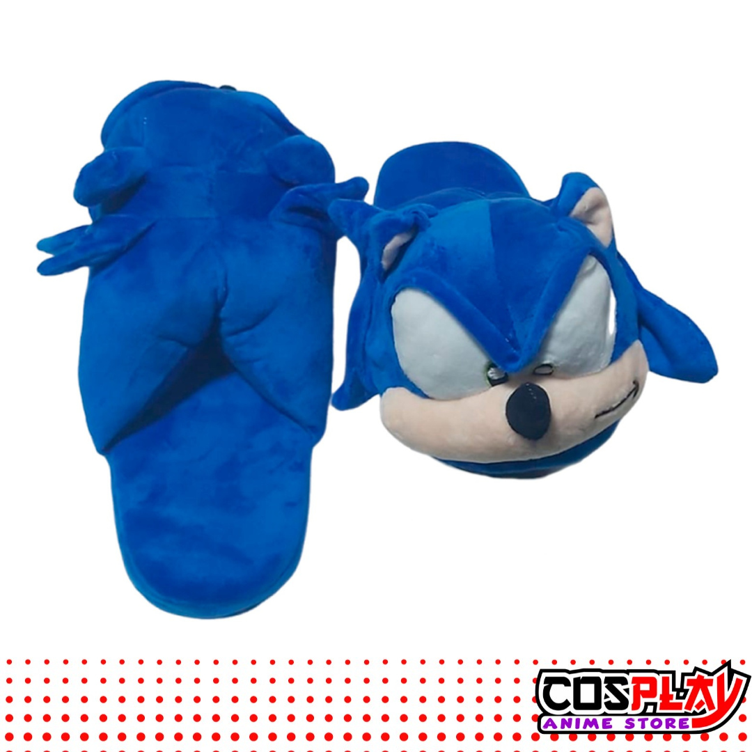 Pantuflas Sonic Ajustables Suela Antideslizante Adultos