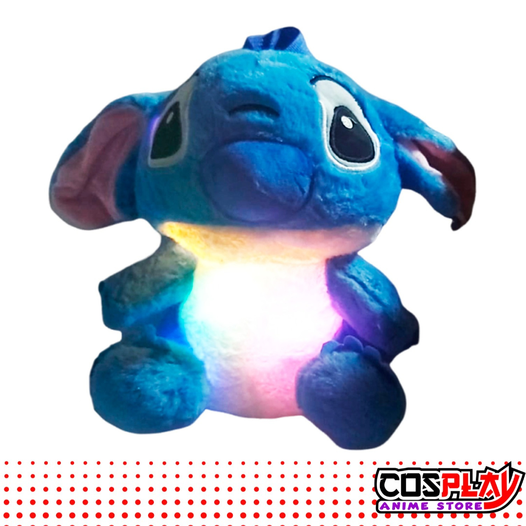 Mochila Bolso Infantil De Stitch Varios Colores Peluche