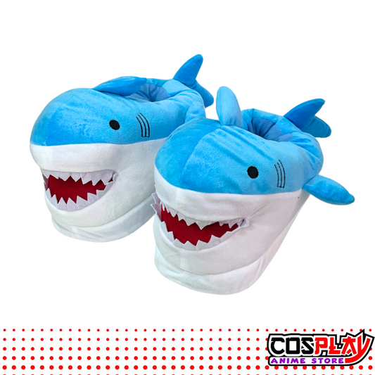 Pantufla Tiburon Cerradas Ajustables Talle Unico