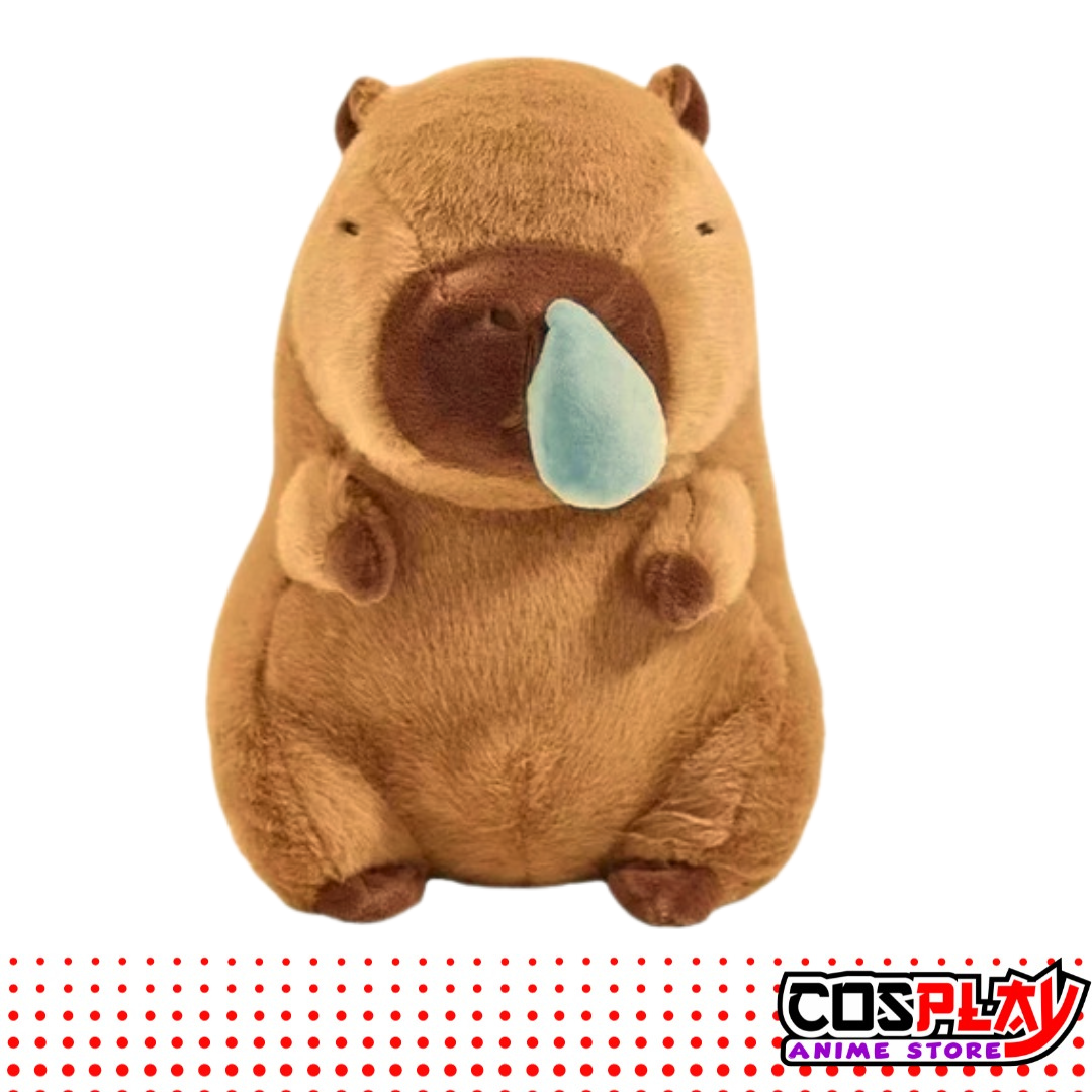 Peluche Capibara Chico Con Moco Felpa Carpincho Tierno