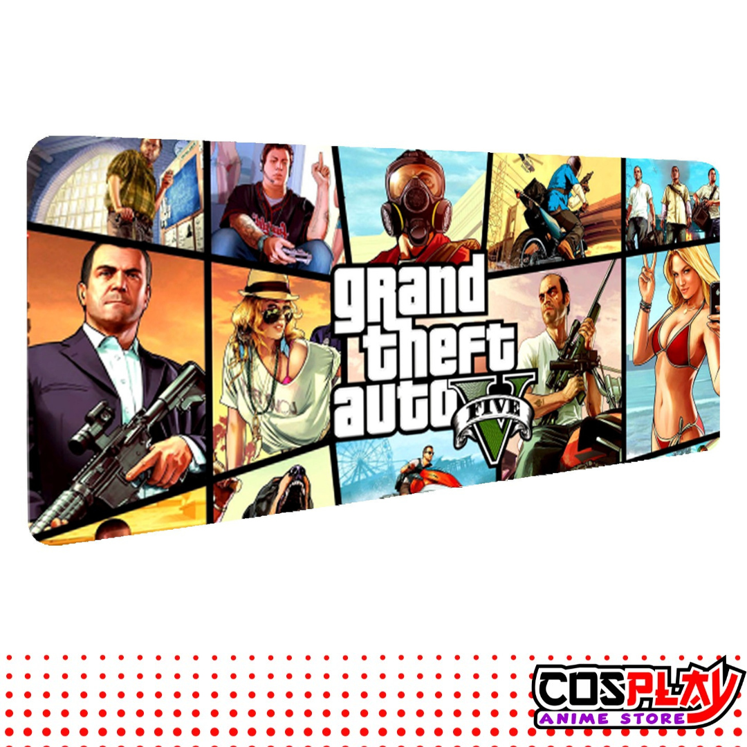 Mouse Pad Alfombrilla Gamer Xl Antideslizante GTA 5