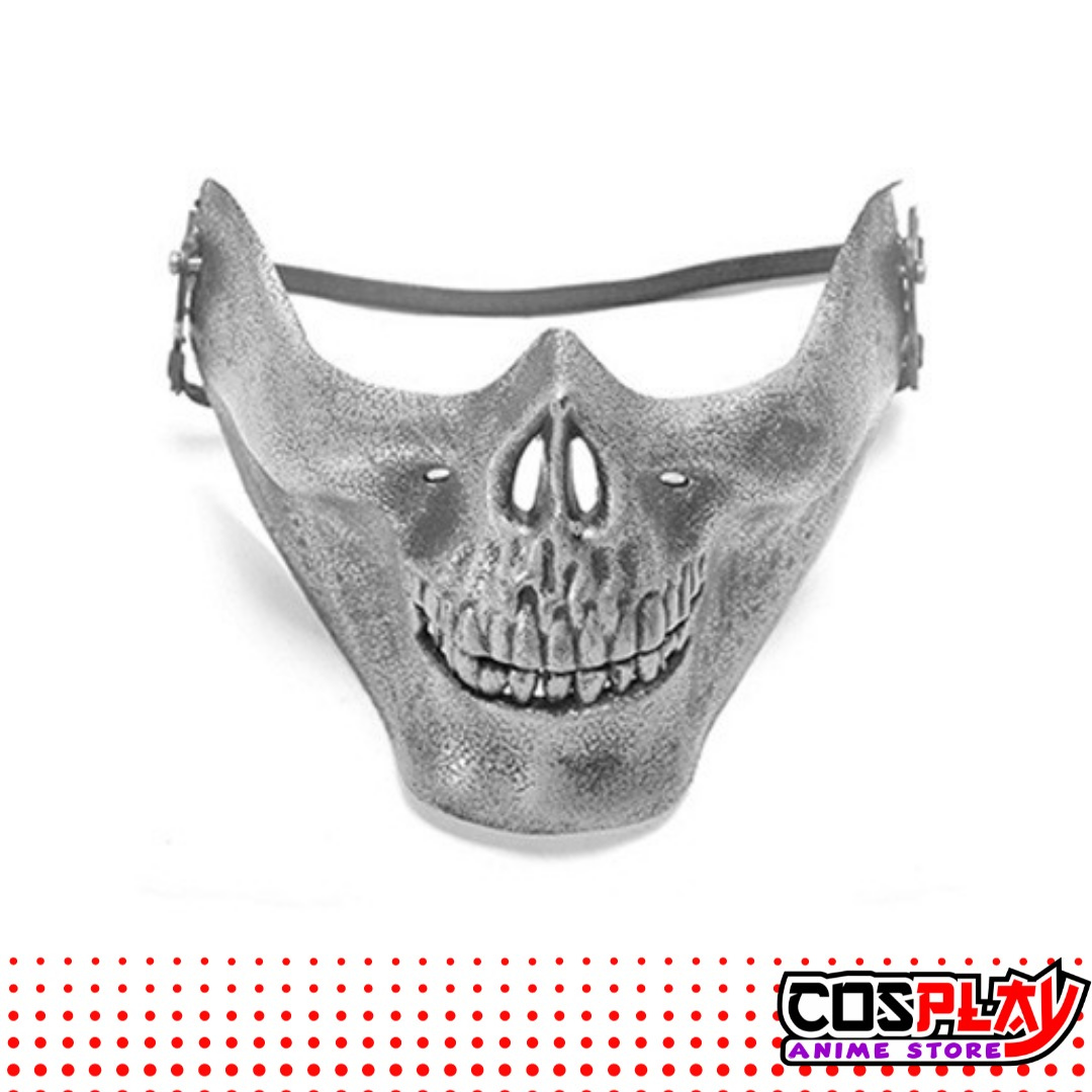 Máscara Calavera -  Plateada y Dorada HD