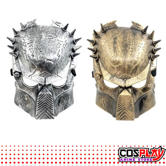 Máscara Depredador - Predator Plateada y Dorada